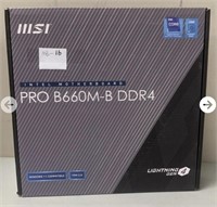 - Used MSI MSI PRO B660M-B DDR4 NOT
