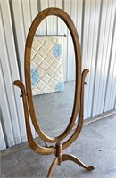 Nice Solid Wood Standing Mirror