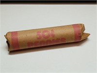 OF) roll of wheat pennies