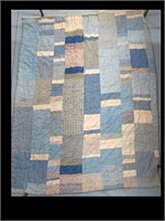 69" X 54"  STRING TIED QUILT