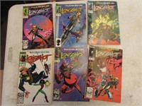 1-6 LIMITED SERIES MARVEL LONGSHOT COMIC BOOKS