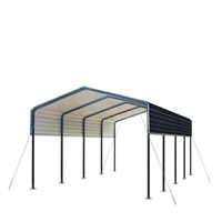 TMG Industrial 12'X20' Metal Garage Carport Shed