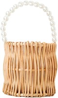 Wedding Flower Girl Baskets  Hand Woven Rattan