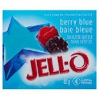 6 boxes - Jell-O Jelly Powder Berry Blue 85 g BB