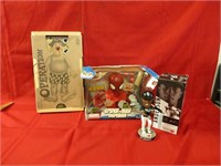 Operation game, spider-man, bobble head(baseball)