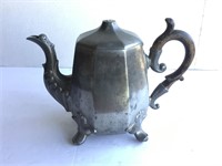 Antique Footed Reed & Barton Tea Pot