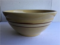 Antique Mochaware Large Mixing Bowl