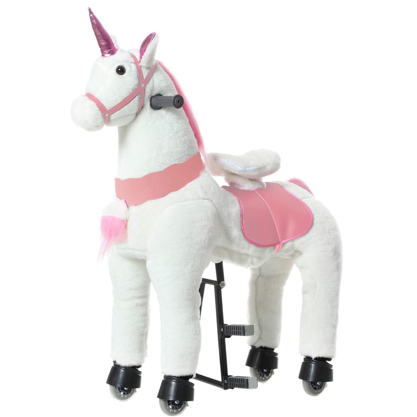 PONYEEHAW Ride on Unicorn Toys, Kids Riding Unicor