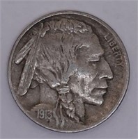 1913 Type 1 Buffalo Nickel