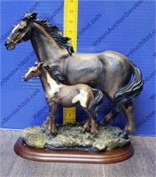 Composite Horse Statuette