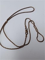 Marked 925 Rope Style Necklace- 4.8g