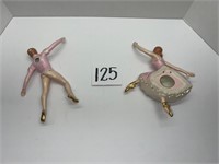 Lot of 2 Wall Hanging Figurines