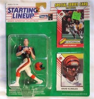 1993 Starting Lineup DAVID KLINGLER Bengals VNM