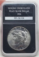 1926 Slab Peace Silver Dollar PCS Uncirculated