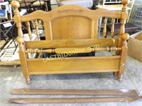 SOLID WOOD QUEEN or FULL SIZE BED