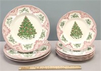 Johnson Bros Christmas Old Britain Castles Plates