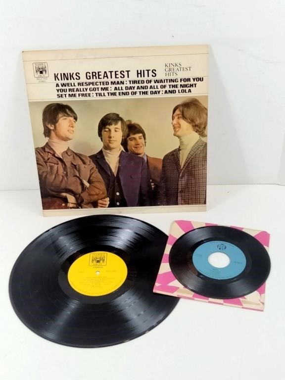 GUC The Kinks Greatest Hits Vinyl Record