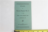 Order of the Eastern Star By Laws Electra Chapter