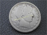 Barber 1896-O Silver Quarter (Semi Key Date)