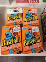 29 Sealed packs 1990 Donrus MLB cards