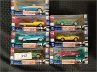 7 NIB City Cruisers die cast cars