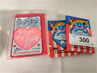 Sealed Packs I Love Lucy and Superman 3 cards