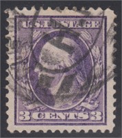 US Stamps #376 Used with PF Certificate stating