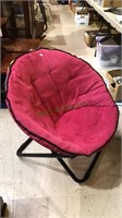 Round comfy folding chair, (885)