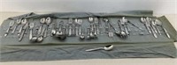 Set of international stainless flatware  40