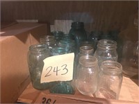 Blue jars and other jars