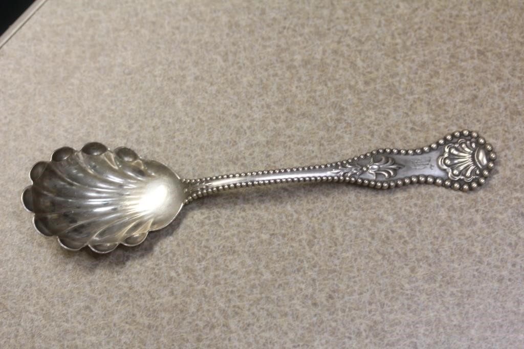 Ornate Sterling Bon Bon Spoon