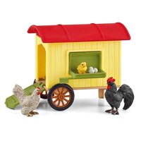 Schleich Farm World Mobile Chicken Coop Figure