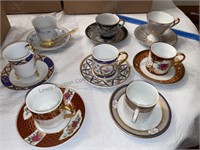 Collection of Demitasse Tea Cup Saucer Sets (15