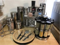 Spice Rack , Canisters , and Much More
