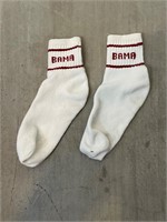 Vintage Univ of Alabama Bama Socks