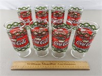 8ct Coca Cola Glasses