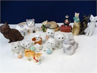 Assorted Cat Figures & Decor