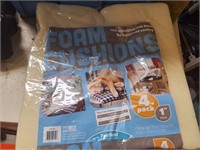 package of foam cushions
