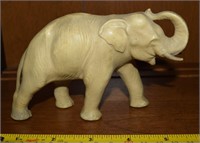 Vtg Japan Plastic Elephant Figure 5.75" Long