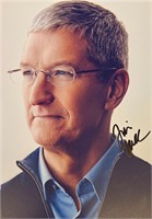 Autograph COA Tim Cook Photo