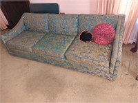 Vintage green sofa