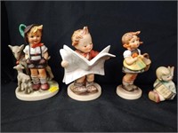 (4) Hummel Figurines