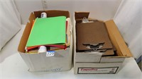 clip boards, file folders, manila folders