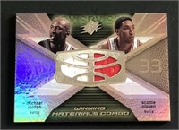 SPx Michael Jordan & Scottie Pippen Dual GU Jersey