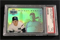 PSA 9 1993 UD Mickey Mantle Holo Then & Now