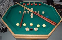 Bumper Pool Table With Top For Table