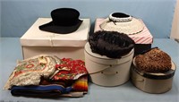 Vintage Ladies Hats & Linens