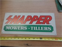 METAL SIGN 7"X16" SNAPPER MOWERS