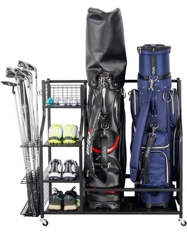 Mythinglogic Golf Storage Garage Organizer