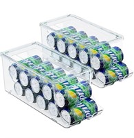 2 Pack Soda Can Organizer for Refrigerator